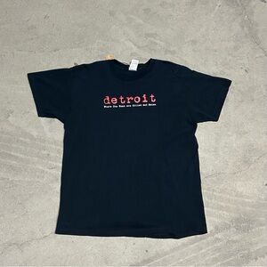 2000s Y2K Detroit Where the Weak Are Killed And Eaten Tee